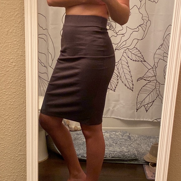 Mikarose Pencil Skirt XS Gray - Picture 4 of 4
